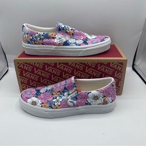Vans Classic Slip On Retro Floral Size 8 NEW Shoes.